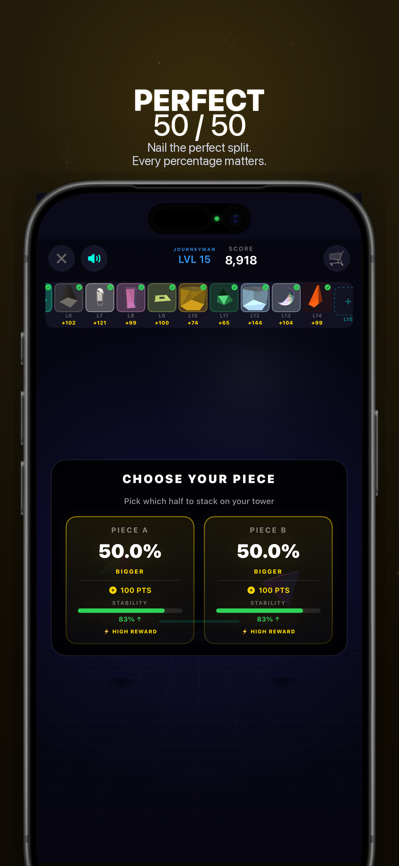 Perfect 50/50